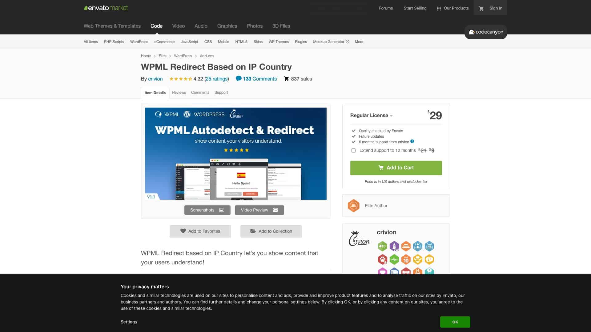codecanyon net item wpml redirect based on ip country 18074869 1643939743071