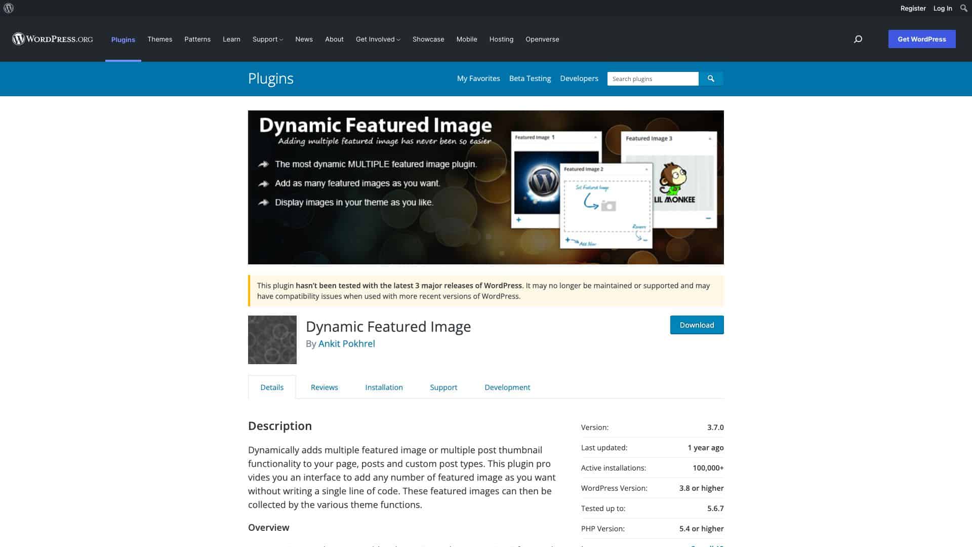 wordpress org plugins dynamic featured image 1643922959096